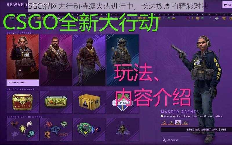 CSGO裂网大行动持续火热进行中,长达数周的精彩对决