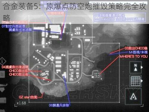 合金装备5：原爆点防空炮摧毁策略完全攻略