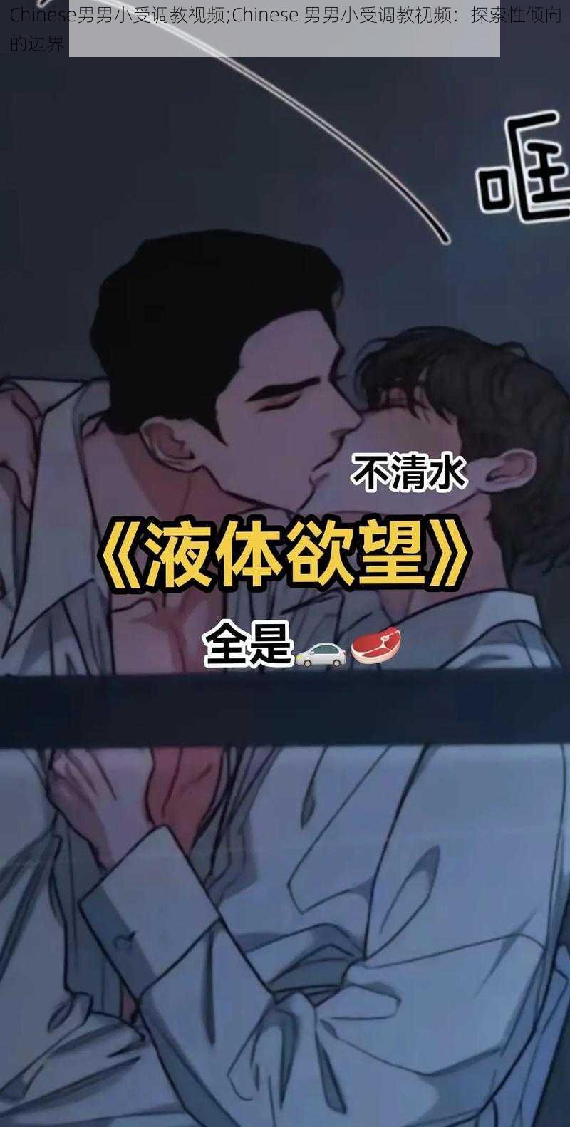 Chinese男男小受调教视频;Chinese 男男小受调教视频:探索性倾向的边界