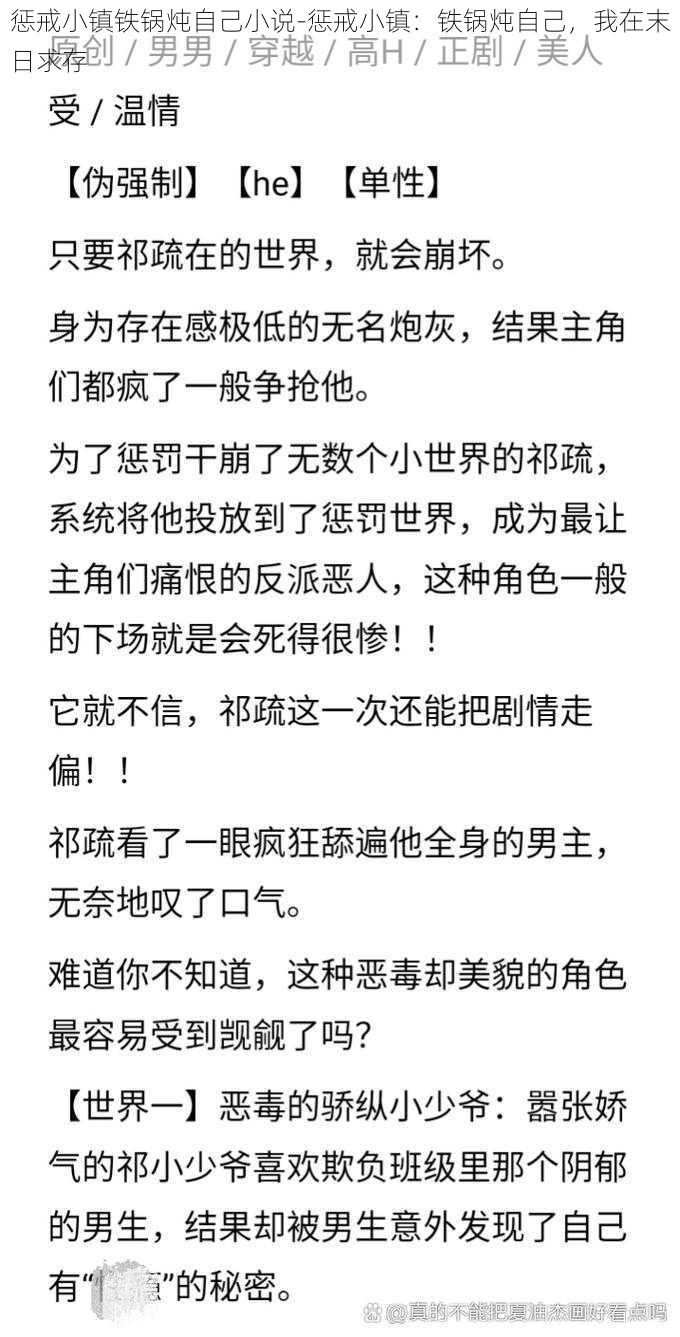 惩戒小镇铁锅炖自己小说-惩戒小镇:铁锅炖自己,我在末日求存