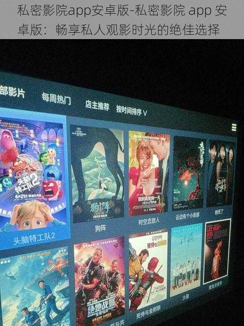 私密影院app安卓版-私密影院 app 安卓版:畅享私人观影时光的绝佳选择
