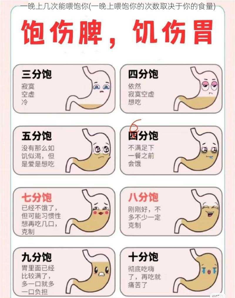 一晚上几次能喂饱你(一晚上喂饱你的次数取决于你的食量)