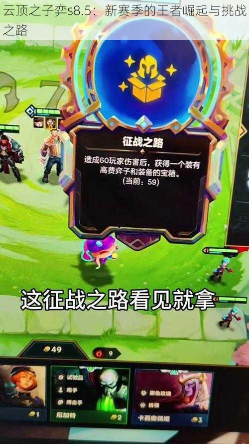 云顶之子弈s8.5：新赛季的王者崛起与挑战之路